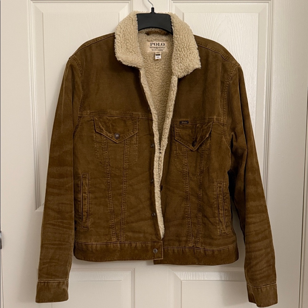 Fleece-Lined Corduroy Trucker Jacket